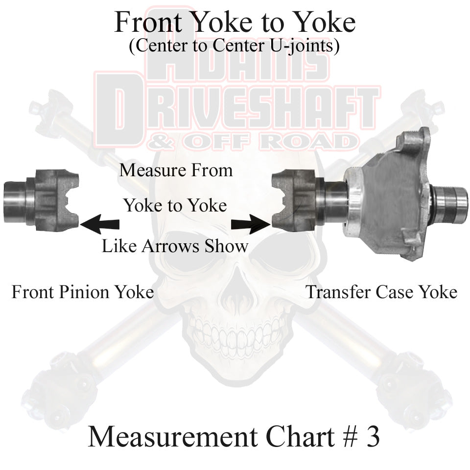 YJ Front 1310 CV Driveshaft With T-case Yoke and Seal [Heavy Duty Series]