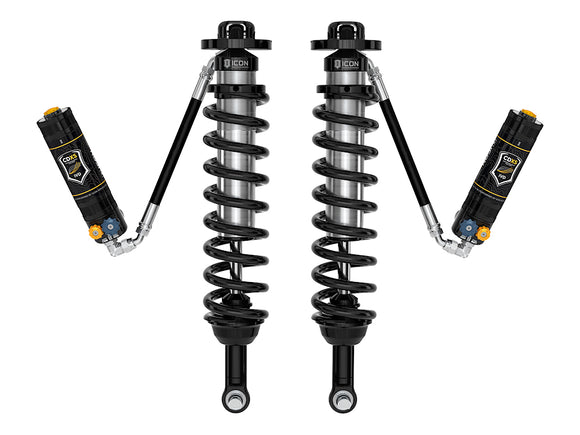 ICON 2021-2026 Ford Bronco, Front, 1.5-4” Lift, V.S. 2.5 Series Coilover Kit, Remote Reservoir w/ CDXS, Pair