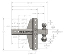 BulletProof 2.5" Medium Duty 4" & 6" Offset Hitch-5