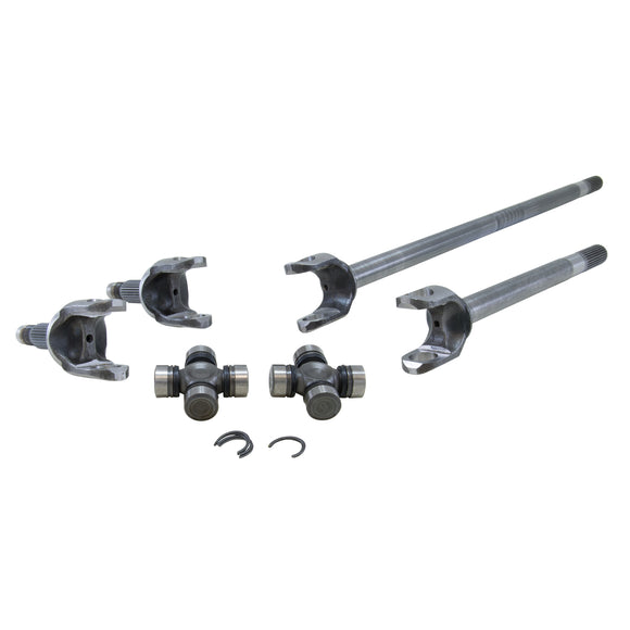 Yukon Chromoly Front Axle Kit for Dana 30 Diff, 27/30 Spline, 1310 U-Joint
