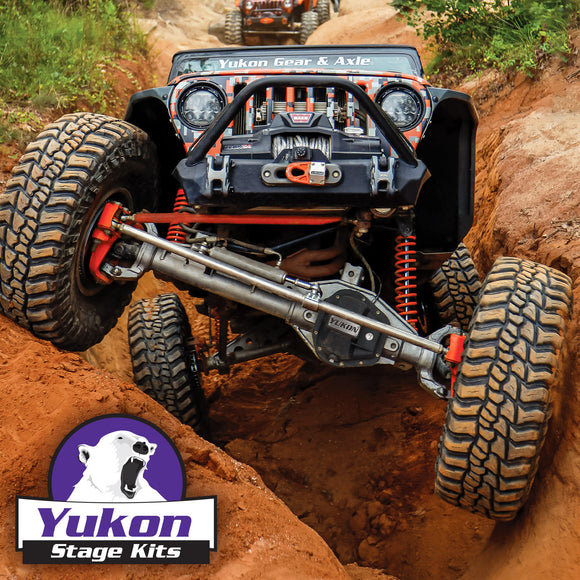 Yukon Stage 4 Jeep JK Re-Gear Kit w/Covers Fr & Rr Axles, Dana 44, 4.11 Ratio