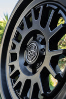 ICON Alloys Anza, Satin Black, 17 x 8.5 / 5 x 5.5, 0mm Offset, 4.75" BS-2