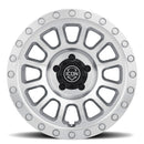 ICON Alloys Hulse, Silver Machined, 18 x 9 / 6 x 135, 6mm Offset, 5.25" BS-2