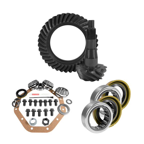 ZF 9.25" CHY 3.55 Rear Ring & Pinion, Install Kit, Axle Bearings & Seal