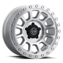ICON Alloys Hulse, Silver Machined, 18 x 9 / 6 x 5.5, 25mm Offset, 6" BS-1