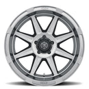 ICON Alloys Bandit, Gun Metal, 20 x 10 / 5 x 5, -24mm Offset, 4.5" BS-2