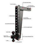 BulletProof 2.5" Heavy Duty 20" Drop/Rise Hitch-2