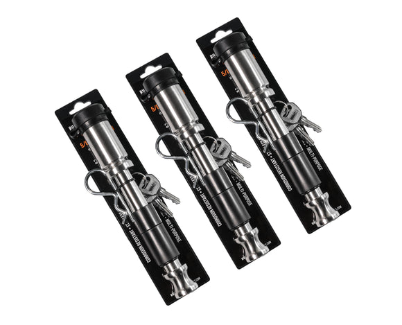 BulletProof 5/8" Locking Pin, 3-Pack Keyed Alike