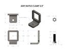 BulletProof 2.5" Anti-Rattle Clamp-4