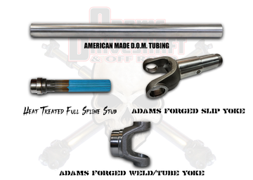 Adams Driveshaft's Build your Own - DIY - Offroad Buggy, Jeep Driveshaft, Etc. in 1350 Series - 0