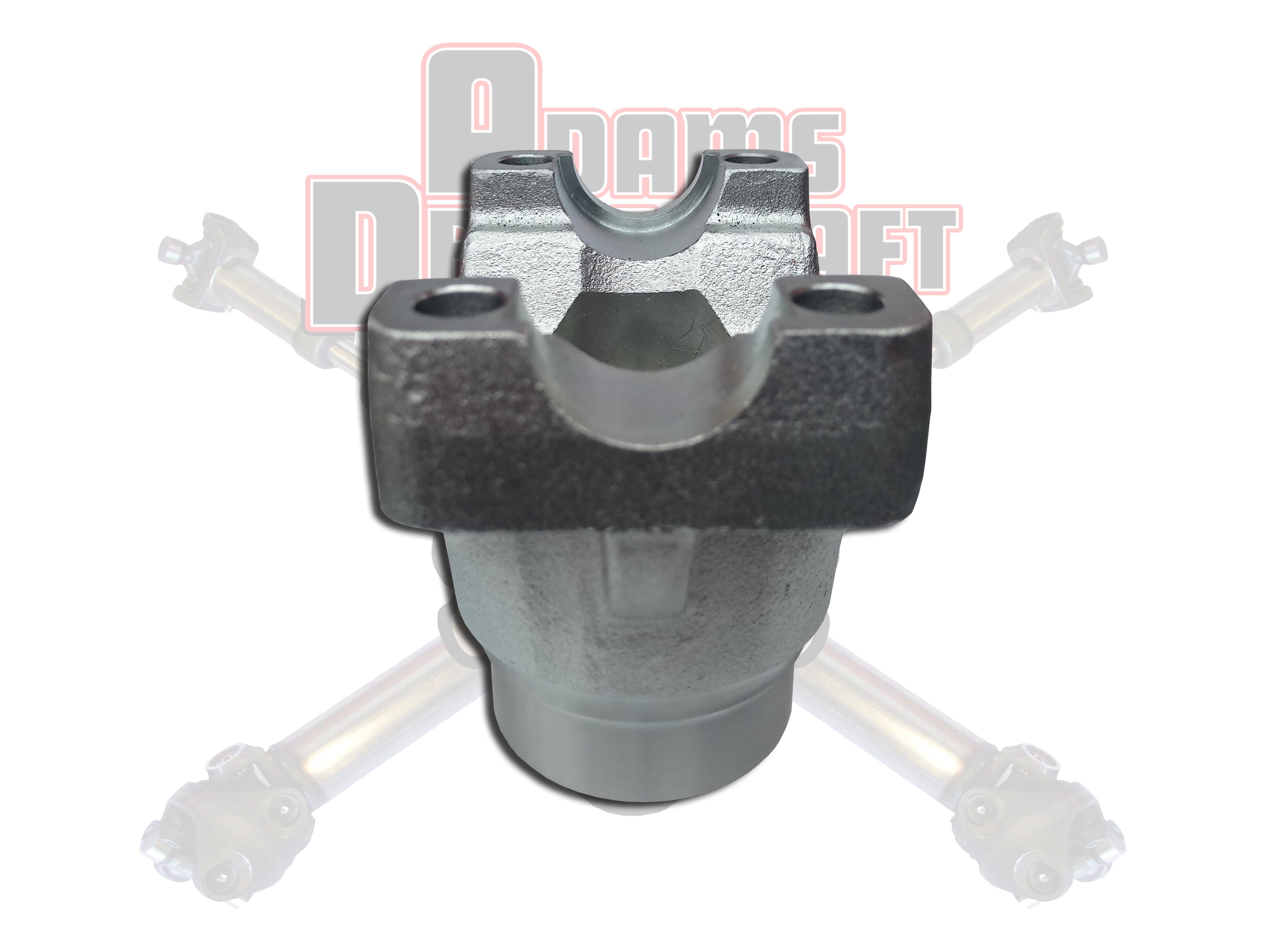 Adams Driveshaft Forged Dana 60, Dana 70 Front or Rear 1350 Series Pinion Yoke U-Bolt Style