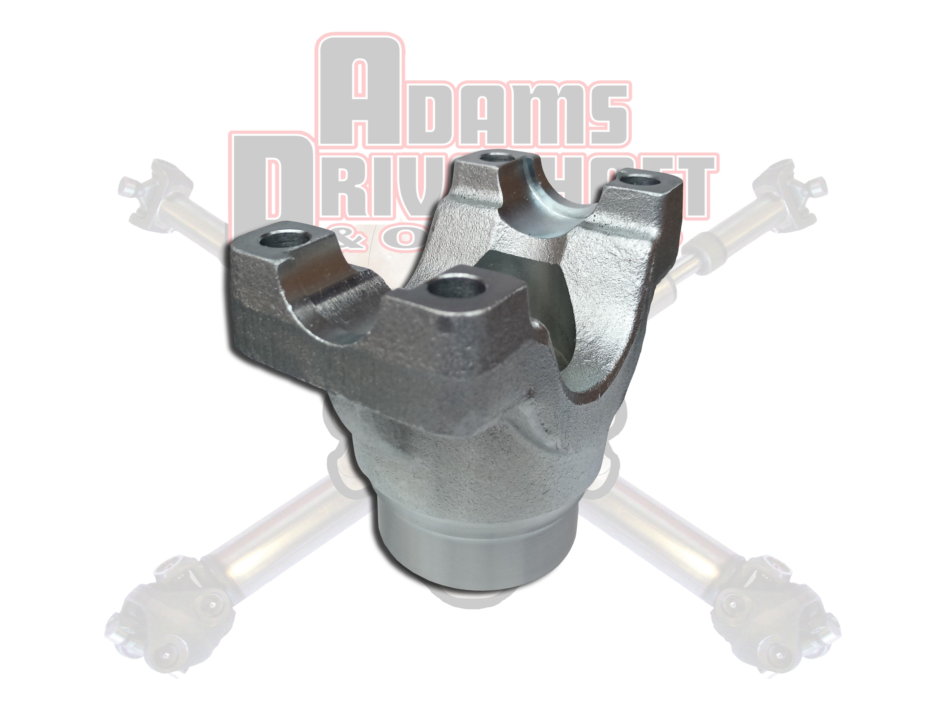 Adams Driveshaft Forged Dana 60, Dana 70 Front or Rear 1350 Series Pinion Yoke U-Bolt Style - 0