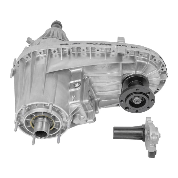 Remanufactured NP273 Transfer Case, 2007-11 Dodge Ram 3500, Automaitc Transmission Except 6.7L Diesel, Bolt On Rear Yoke, Splined Shift Shaft, With Shift Motor