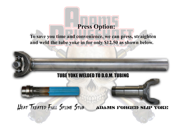 Adams Driveshaft's Build your Own - DIY - Offroad Buggy, Jeep Driveshaft, Etc. in 1410 Series