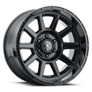 ICON Alloys Recoil, Gloss Black, 20 x 10 / 6 x 135, -24mm Offset, 4.5" BS-1
