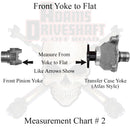 Adams Driveshaft 2006-2010 Hummer H3 Front 1310 CV Driveshaft Solid U-joints [Extreme Duty Series]-4