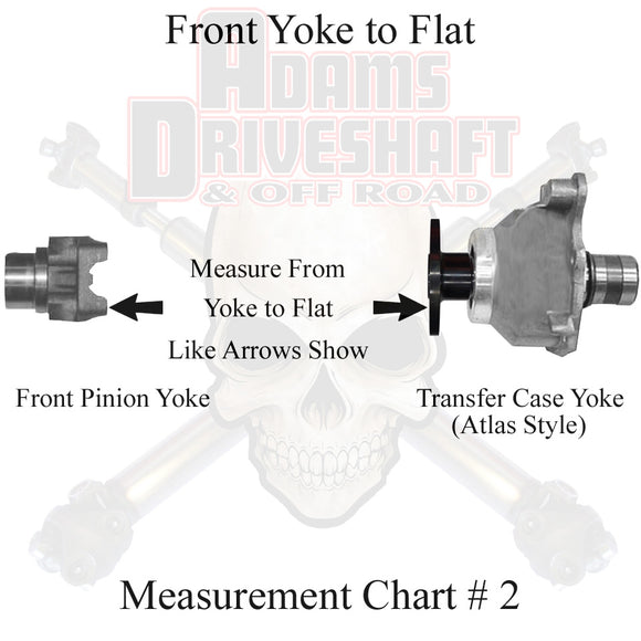 Adams Driveshaft 2006-2010 Hummer H3 Front 1310 CV Driveshaft Solid U-joints [Extreme Duty Series]