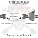 YJ Front 1310 CV Driveshaft With T-case Yoke and Seal [Heavy Duty Series]-3