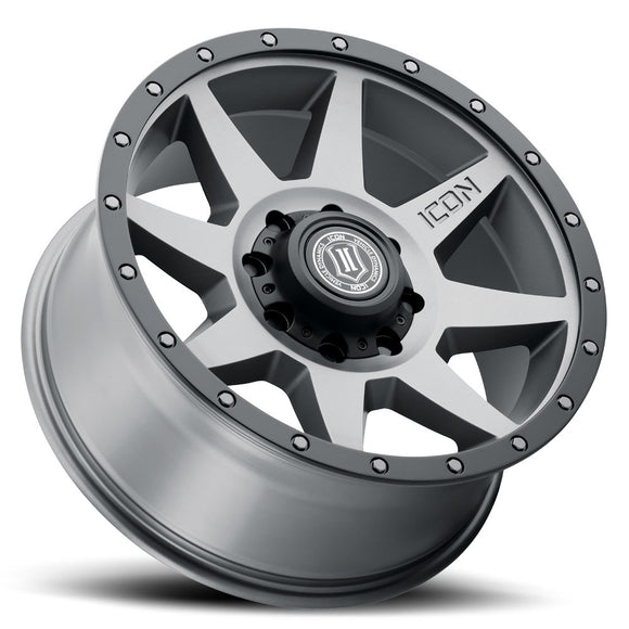 ICON Alloys Rebound, Titanium, 20 x 9 / 8 x 6.5, 12mm Offset, 5.5" Backspace