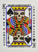 Adams Driveshaft Skully - KING OF SHAFTS - LIMITED EDITION STICKER-1