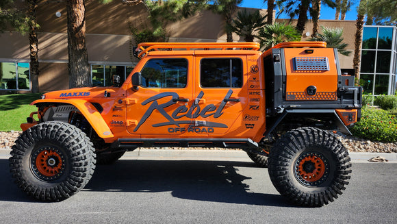 ADAMS DRIVESHAFT JT GLADIATOR OVERLAND - SPORT - MOJAVE - REAR 2 PIECE 1350 CV DRIVESHAFT [EXTREME DUTY SERIES]