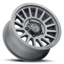ICON Alloys Recon SLX, Charcoal, 17 x 8.5, 5 X 4.5, 0MM Offset, 4.75" BS-3