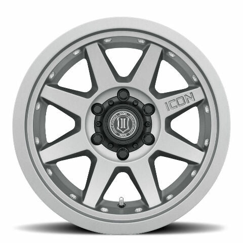 ICON Alloys Rebound Pro, Titanium, 17 x 8.5 / 5 x 5, -6mm Offset, 4.5" BS