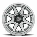 ICON Alloys Rebound Pro, Titanium, 17 x 8.5 / 5 x 5, -6mm Offset, 4.5" BS-8