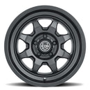 ICON Alloys Nuevo, Satin Black, 17 x 8.5 / 6 x 5.5, 0mm Offset, 4.75" BS-3