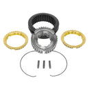 USA Standard Manual Transmission 1957-73 Borg Warner T10 1st-2nd Synchro Assembly with Blockers, Stamped Steel Synchro Keys-1