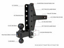 BulletProof 2.0" Medium Duty 4" & 6" Offset Hitch-3
