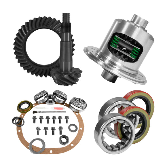 8.25" CHY 3.73 Rear Ring & Pinion, Install Kit, Posi, 1.618" ID Axle Bearings