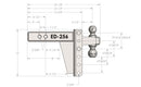 BulletProof 2.5" Extreme Duty 6" Drop/Rise Hitch-5