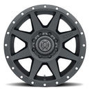 ICON Alloys Rebound, Satin Black, 20 x 9 / 8 x 6.5, 12mm Offset, 5.5" Backspace-2