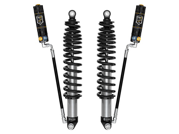 ICON 2021-2026 Ford Bronco, Rear, 1.25-3” Lift, V.S. 2.5 Series Coilover Kit, Remote Reservoir w/ CDXS, Heavy Rate Springs, Pair