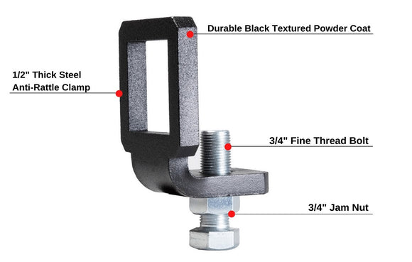 BulletProof 2" Anti-Rattle Clamp