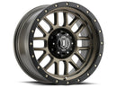 ICON Alloys Alpha, Bronze, 17 x 8.5 / 17 x 8.5 / 6 x 135, 6mm Offset, 5" BS-1