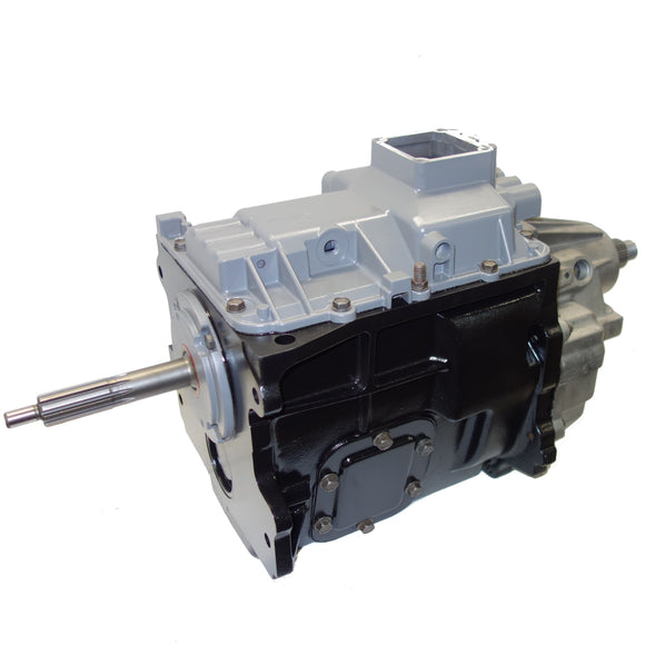 Remanufactured NV4500 Manual Transmission, 2001-07 GM 2500HD/3500HD, 2WD, Exhaust Hanger Bolts To The Case Behind The PTO Opening, No Emergency Brake