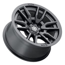 ICON Alloys Vector 6, Satin Black, 17 x 8.5 / 6 x 135, 6mm Offset, 5" BS-3