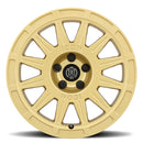 ICON Alloys Ricochet, Gloss Gold, 17 x 8 / 5 x 100, 38mm Offset, 6" BS-2