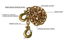 BulletProof Extreme Duty 1/2" Safety Chains (Pair)-3