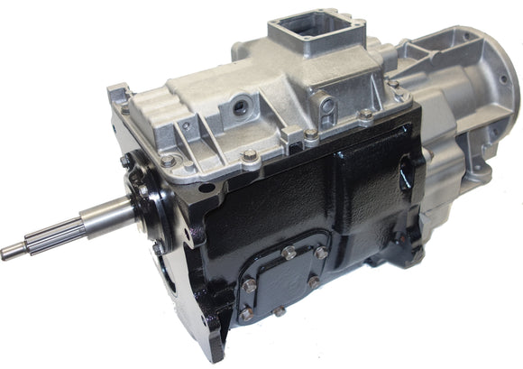 Remanufactured NV4500 Manual Transmission, 1996-98 GM 2500/3500, 4WD, Internal Slave Cylinder, Square Shifter Stub Opening In The Top Cover