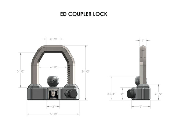 BulletProof Extreme Duty Coupler Lock