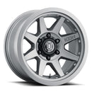 ICON Alloys Rebound Pro, Titanium, 17 x 8.5 / 5 x 5, -6mm Offset, 4.5" BS-3