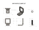 BulletProof 2" Anti-Rattle Clamp-4