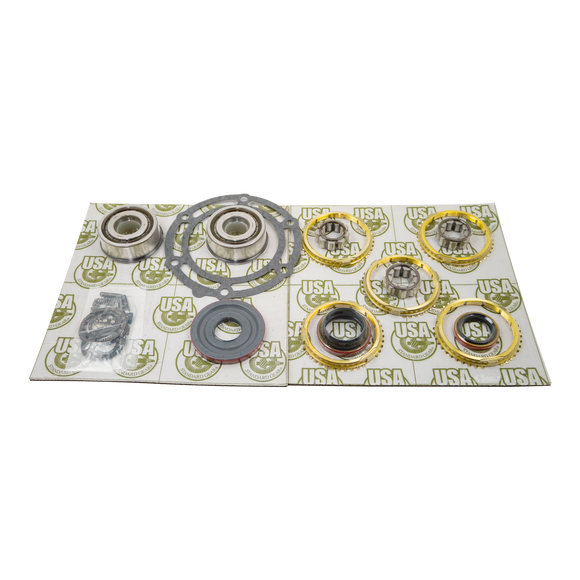 Manual Transmission GETRAG Bearing Kit 1988-1989 GM Truck 1st Design 3-Piece input and output bearings, w/ Synchros