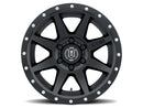 ICON Alloys Rebound, Satin Black, 18 x 9 / 5 x 5, -12mm Offset, 4.5" BS-2