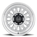 ICON Alloys Anza, Silver Machined, 17 x 8.5 / 5 x 5, -6mm Offset, 4.5" BS-3