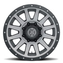 ICON Alloys Compression HD, Titanium, 18 x 9 / 8 x 6.5, 12mm Offset, 5.5" Backspace-2