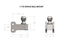 BulletProof 1-7/8" Single Ball Mount-3